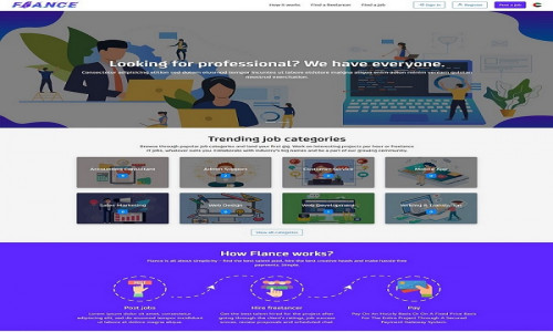 Flance - Freelancer Clone Script in PHP Screenshot 1